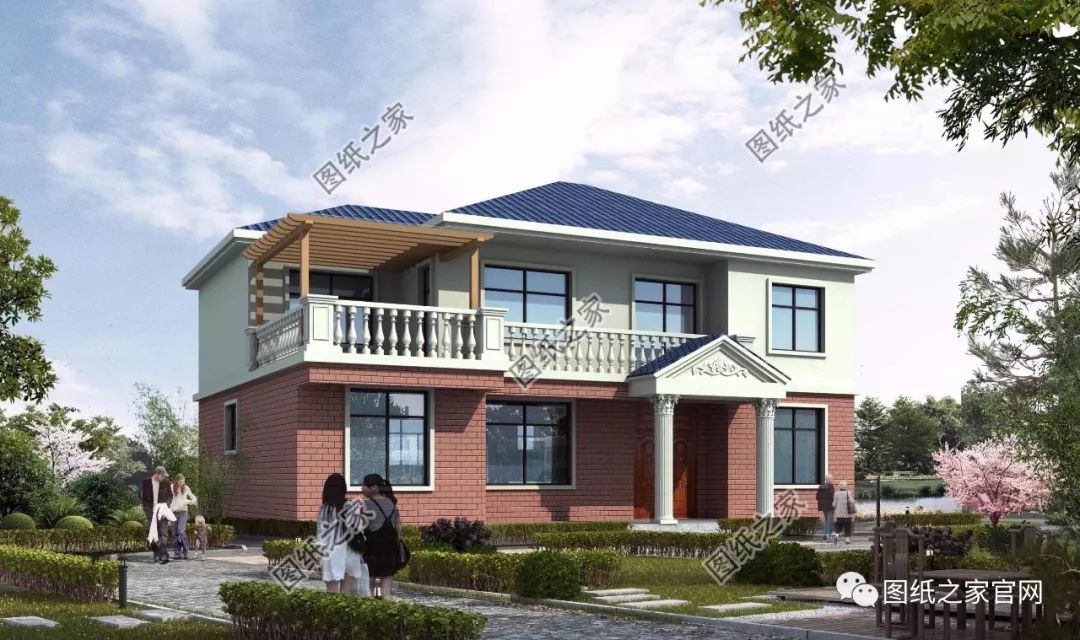 40款全新設(shè)計二層別墅外觀圖片大全，最漂亮的農(nóng)村二層小樓