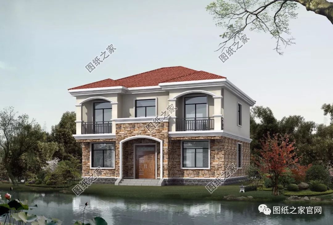 40款全新設(shè)計二層別墅外觀圖片大全，最漂亮的農(nóng)村二層小樓