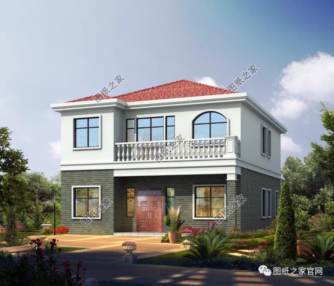 40款全新設(shè)計二層別墅外觀圖片大全，最漂亮的農(nóng)村二層小樓