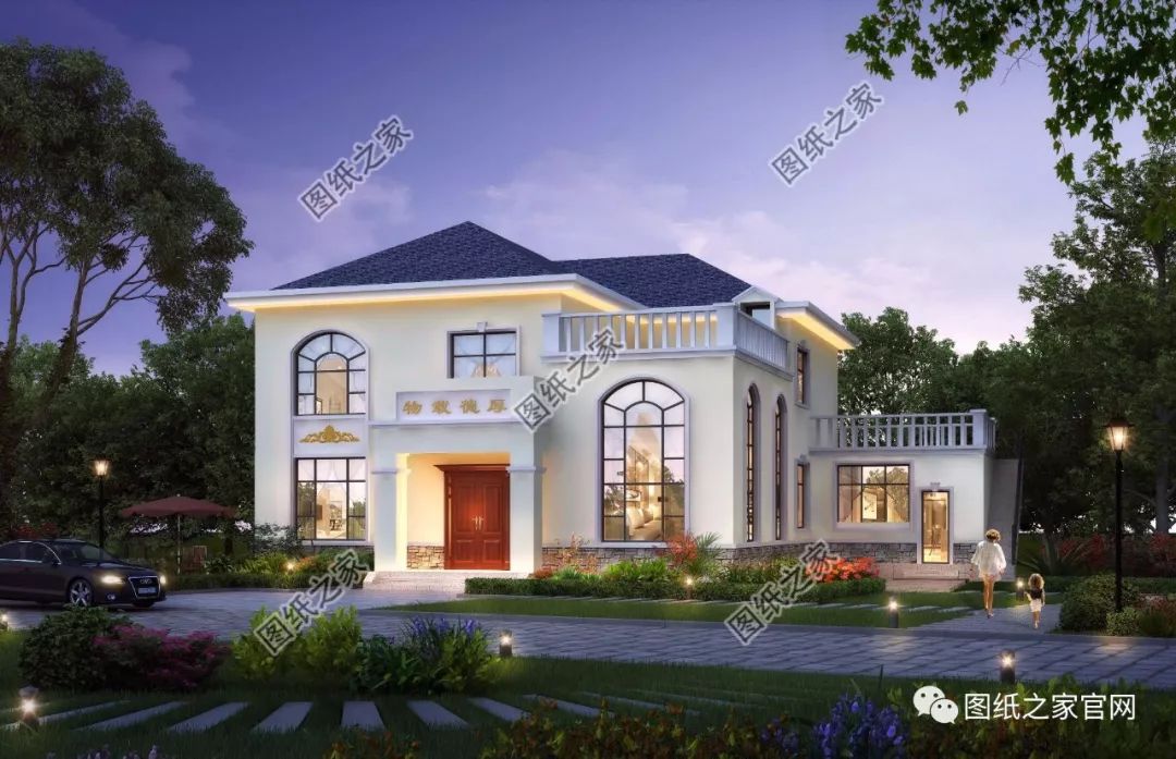 40款全新設(shè)計二層別墅外觀圖片大全，最漂亮的農(nóng)村二層小樓