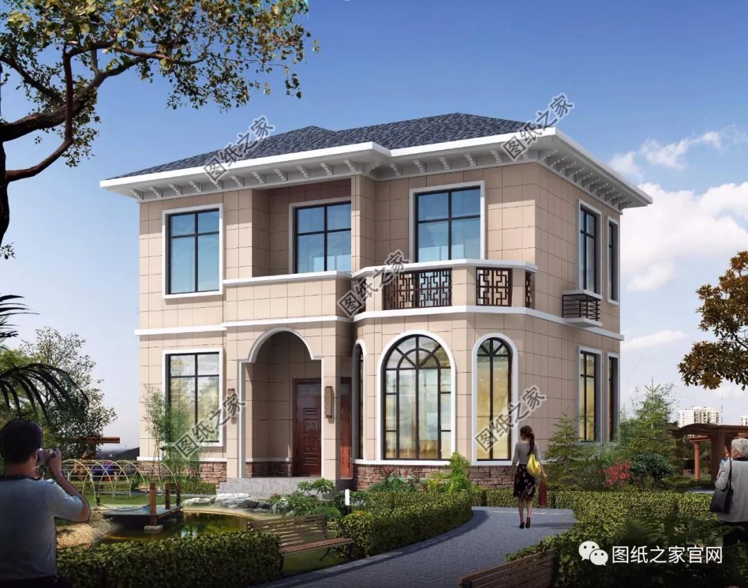 40款全新設(shè)計二層別墅外觀圖片大全，最漂亮的農(nóng)村二層小樓