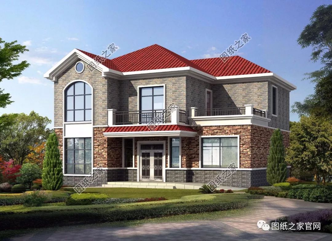 40款全新設(shè)計二層別墅外觀圖片大全，最漂亮的農(nóng)村二層小樓