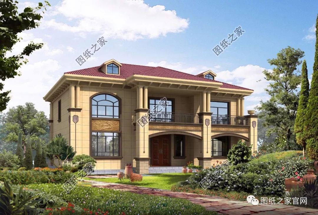 40款全新設(shè)計二層別墅外觀圖片大全，最漂亮的農(nóng)村二層小樓