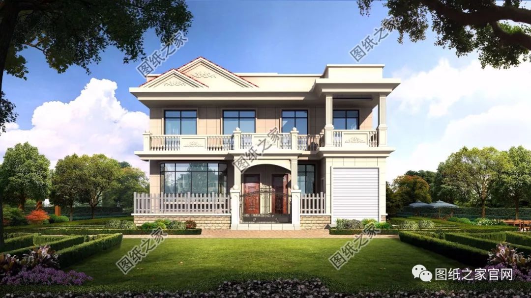 40款全新設(shè)計二層別墅外觀圖片大全，最漂亮的農(nóng)村二層小樓