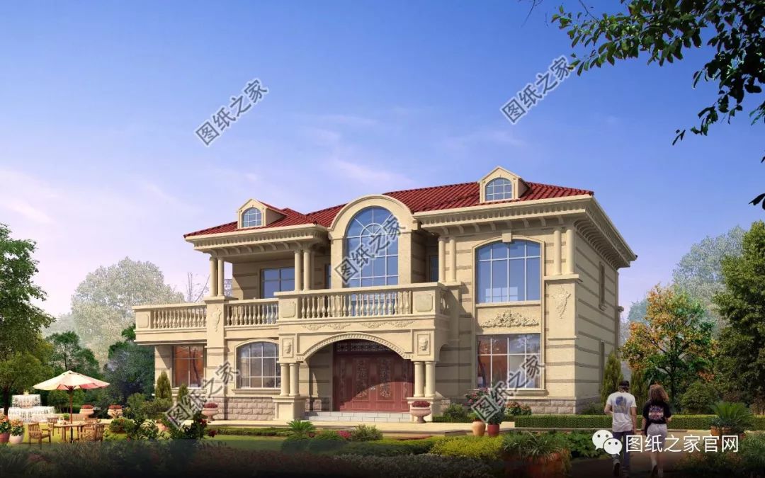 40款全新設(shè)計二層別墅外觀圖片大全，最漂亮的農(nóng)村二層小樓