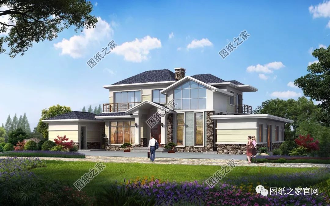 40款全新設(shè)計二層別墅外觀圖片大全，最漂亮的農(nóng)村二層小樓