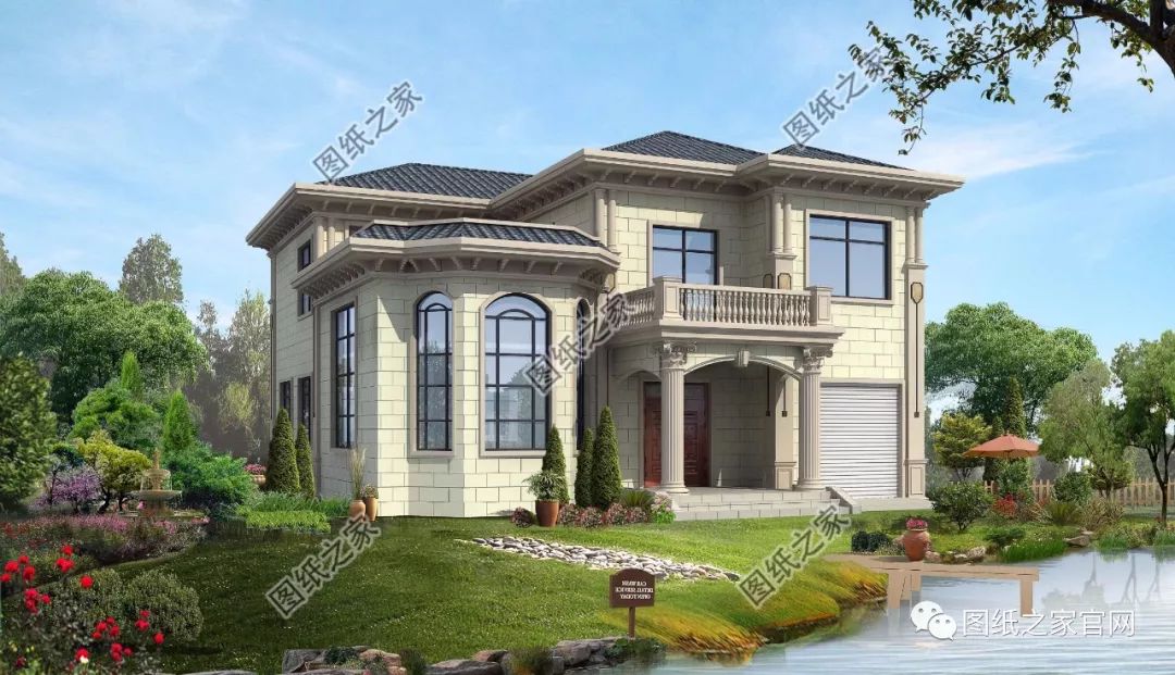 40款全新設(shè)計二層別墅外觀圖片大全，最漂亮的農(nóng)村二層小樓