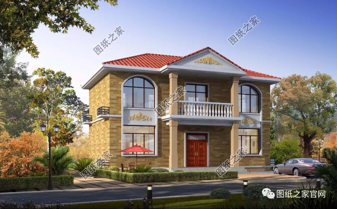 40款全新設(shè)計二層別墅外觀圖片大全，最漂亮的農(nóng)村二層小樓