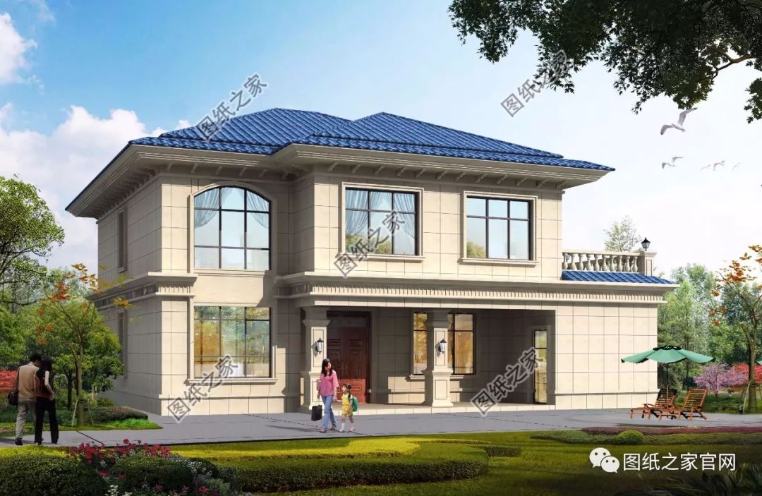 40款全新設(shè)計二層別墅外觀圖片大全，最漂亮的農(nóng)村二層小樓