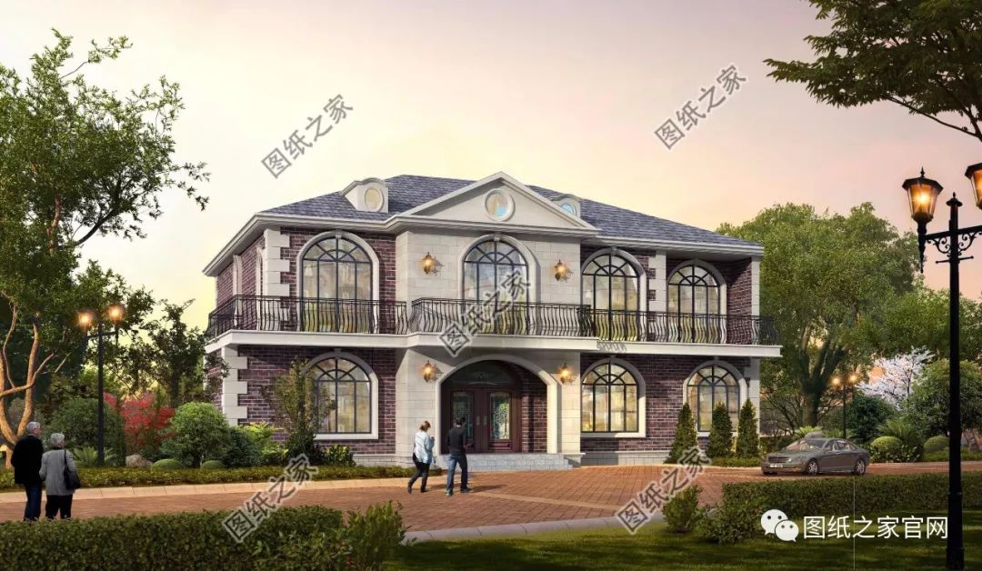 40款全新設(shè)計二層別墅外觀圖片大全，最漂亮的農(nóng)村二層小樓