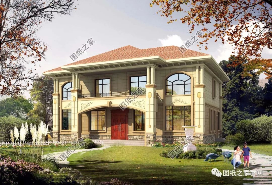 40款全新設(shè)計二層別墅外觀圖片大全，最漂亮的農(nóng)村二層小樓