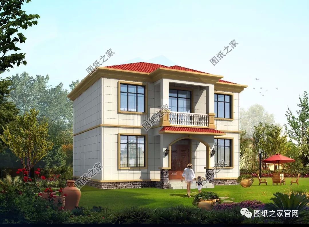 40款全新設(shè)計二層別墅外觀圖片大全，最漂亮的農(nóng)村二層小樓