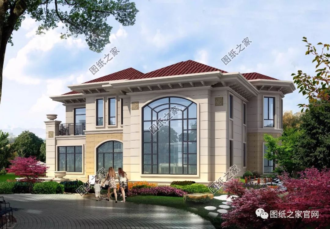 40款全新設(shè)計二層別墅外觀圖片大全，最漂亮的農(nóng)村二層小樓