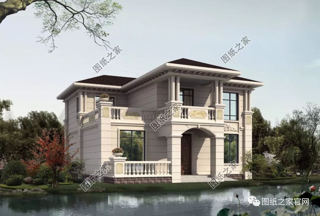 40款全新設(shè)計二層別墅外觀圖片大全，最漂亮的農(nóng)村二層小樓