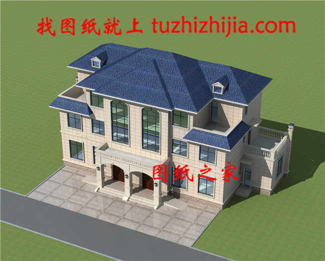 230平方農(nóng)村雙拼別墅設(shè)計圖，26x11米