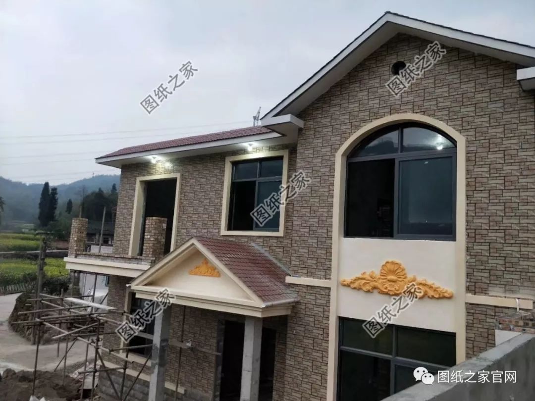 11×10米農(nóng)村二層自建房施工圖，比效果圖還漂亮，村里看了都夸贊！【建房實(shí)拍】