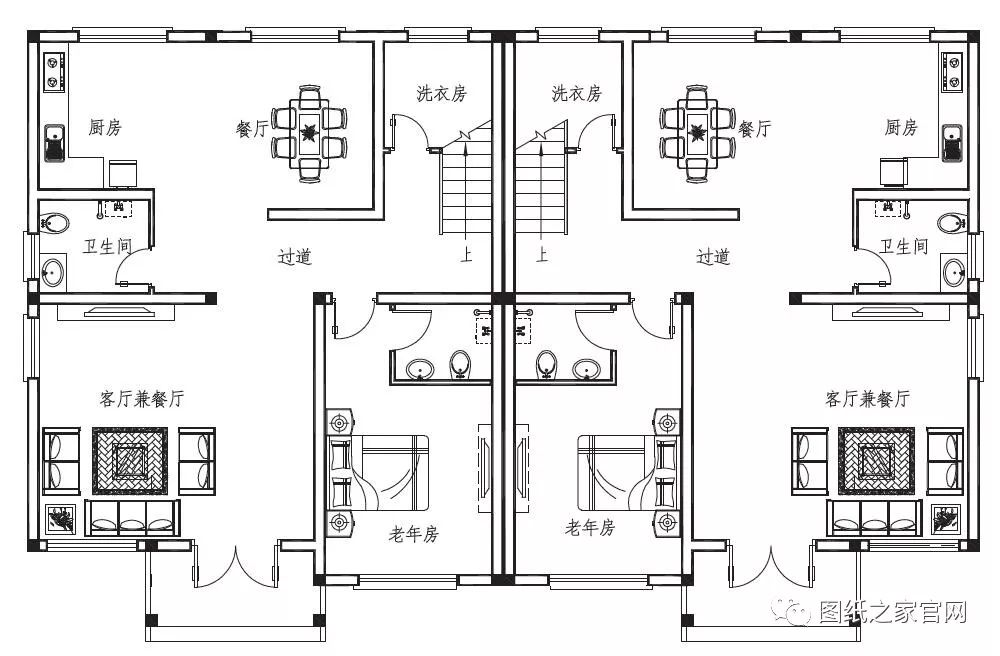 湖南兄弟自建雙拼別墅實(shí)拍圖，完工圖大氣、好看，附戶型設(shè)計(jì)【建房實(shí)拍】
