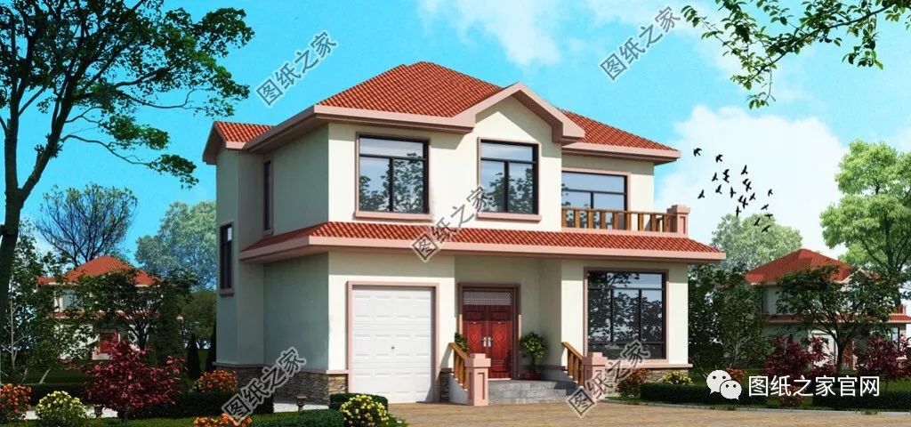 40款簡(jiǎn)單實(shí)用的兩層住宅房子設(shè)計(jì)圖，20萬(wàn)就能建，快來(lái)挑一款吧！