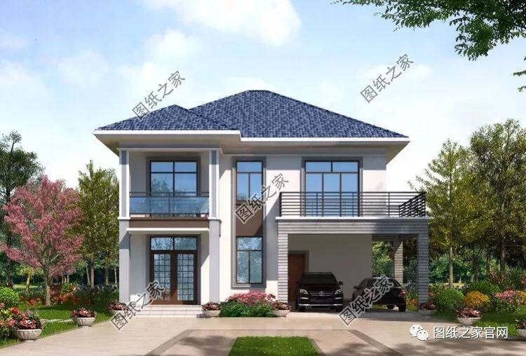 40款簡(jiǎn)單實(shí)用的兩層住宅房子設(shè)計(jì)圖，20萬(wàn)就能建，快來(lái)挑一款吧！