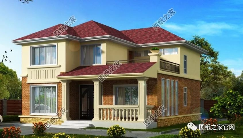 40款簡(jiǎn)單實(shí)用的兩層住宅房子設(shè)計(jì)圖，20萬(wàn)就能建，快來(lái)挑一款吧！