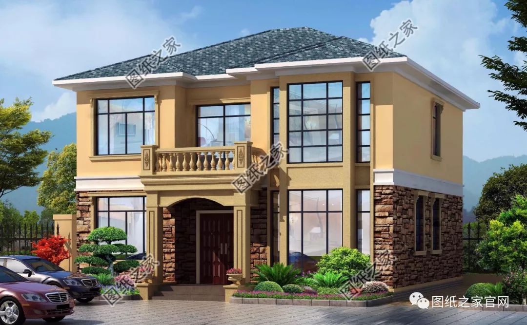 40款簡(jiǎn)單實(shí)用的兩層住宅房子設(shè)計(jì)圖，20萬(wàn)就能建，快來(lái)挑一款吧！