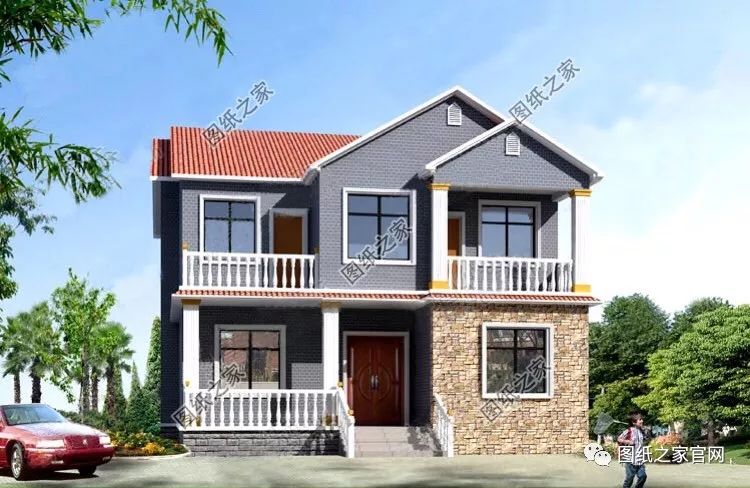 40款簡(jiǎn)單實(shí)用的兩層住宅房子設(shè)計(jì)圖，20萬(wàn)就能建，快來(lái)挑一款吧！