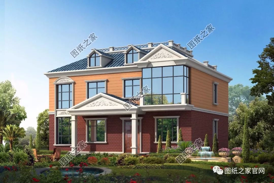 40款簡(jiǎn)單實(shí)用的兩層住宅房子設(shè)計(jì)圖，20萬(wàn)就能建，快來(lái)挑一款吧！