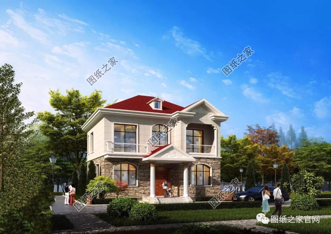 40款簡(jiǎn)單實(shí)用的兩層住宅房子設(shè)計(jì)圖，20萬(wàn)就能建，快來(lái)挑一款吧！