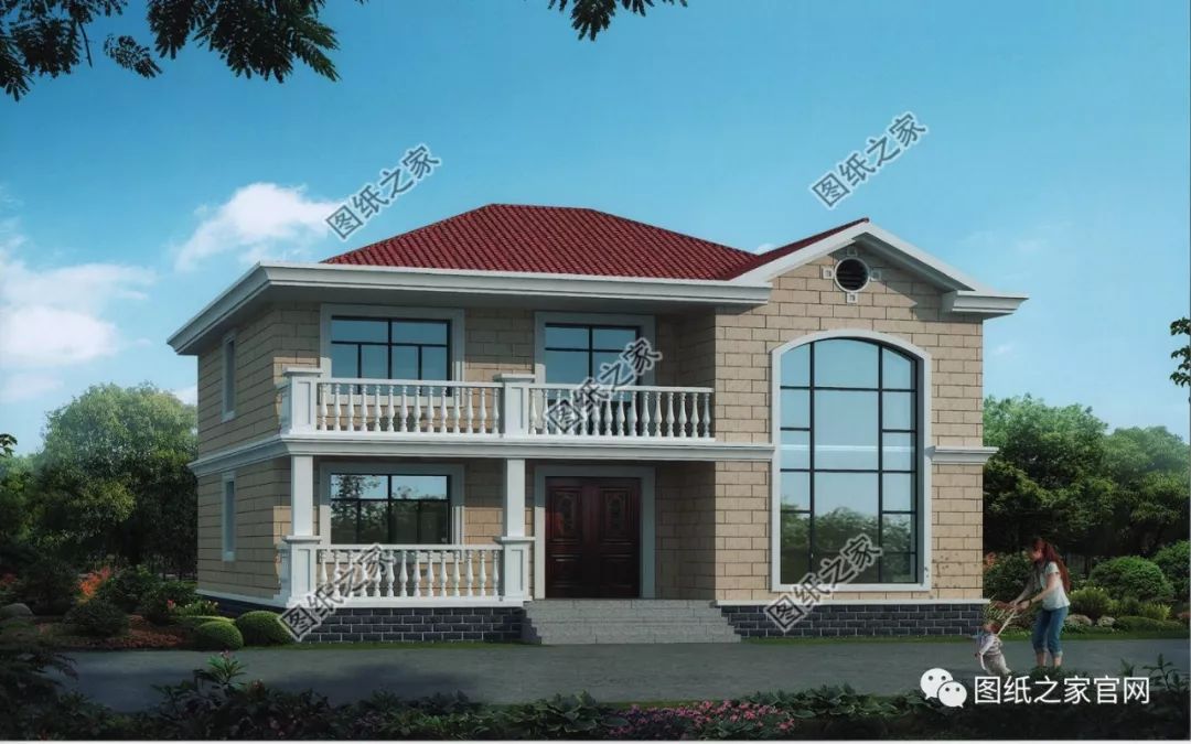 40款簡(jiǎn)單實(shí)用的兩層住宅房子設(shè)計(jì)圖，20萬(wàn)就能建，快來(lái)挑一款吧！