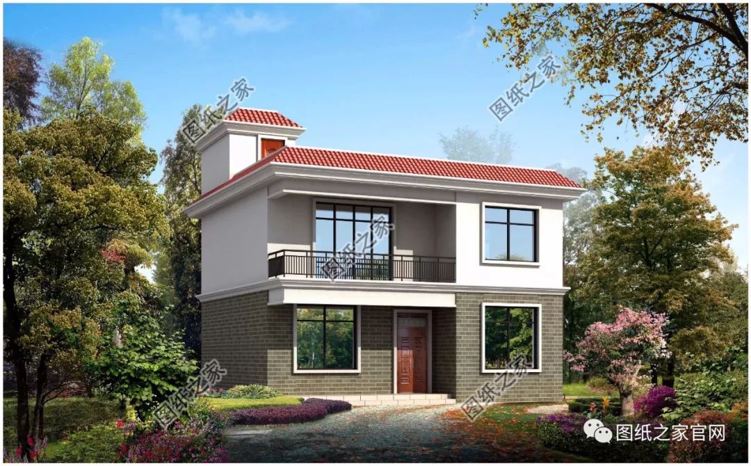 40款簡(jiǎn)單實(shí)用的兩層住宅房子設(shè)計(jì)圖，20萬(wàn)就能建，快來(lái)挑一款吧！