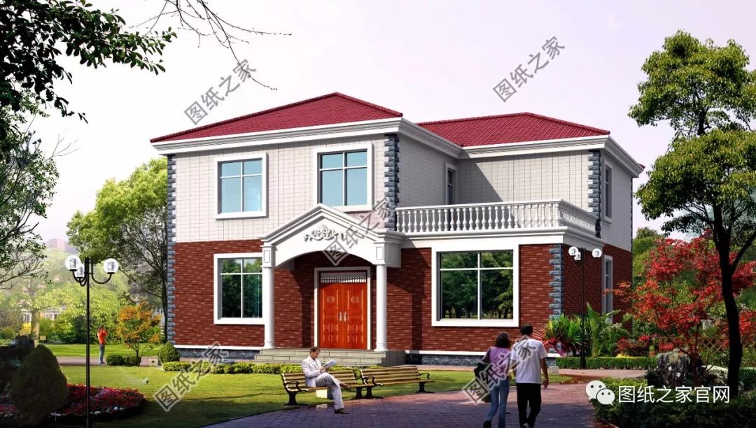 40款簡(jiǎn)單實(shí)用的兩層住宅房子設(shè)計(jì)圖，20萬(wàn)就能建，快來(lái)挑一款吧！