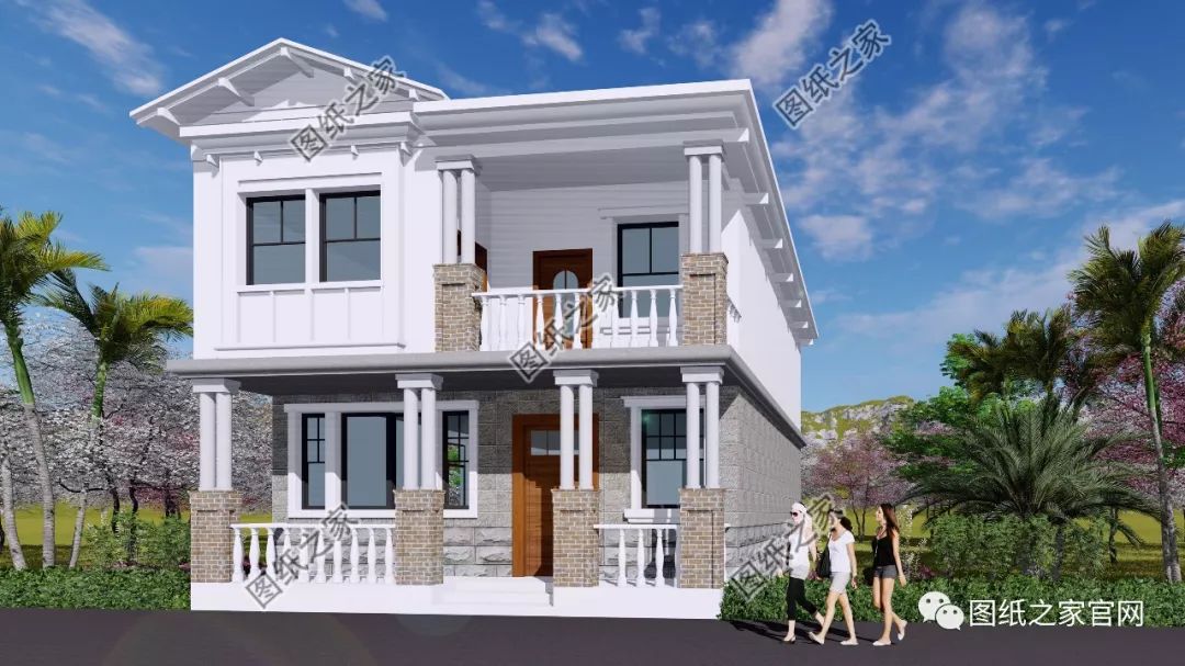 40款簡(jiǎn)單實(shí)用的兩層住宅房子設(shè)計(jì)圖，20萬(wàn)就能建，快來(lái)挑一款吧！