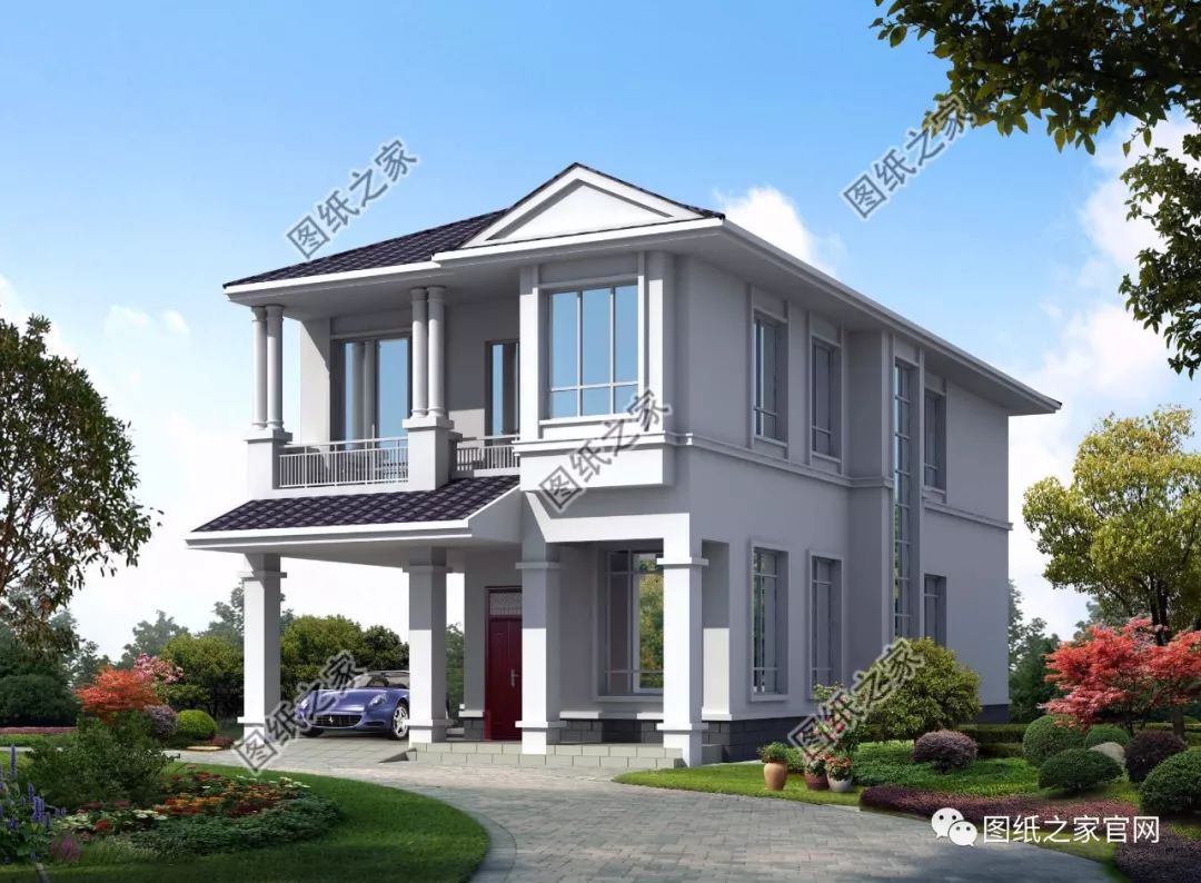 40款簡(jiǎn)單實(shí)用的兩層住宅房子設(shè)計(jì)圖，20萬(wàn)就能建，快來(lái)挑一款吧！