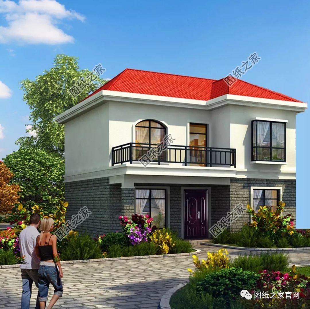 40款簡(jiǎn)單實(shí)用的兩層住宅房子設(shè)計(jì)圖，20萬(wàn)就能建，快來(lái)挑一款吧！