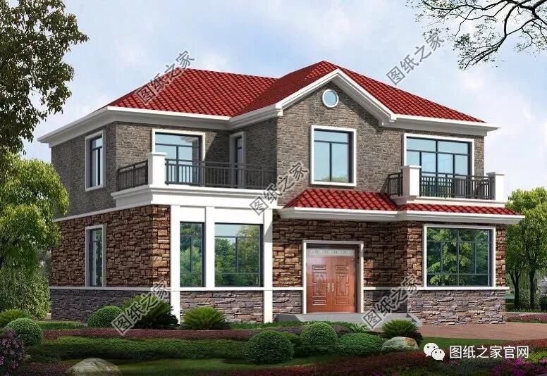 40款簡(jiǎn)單實(shí)用的兩層住宅房子設(shè)計(jì)圖，20萬(wàn)就能建，快來(lái)挑一款吧！