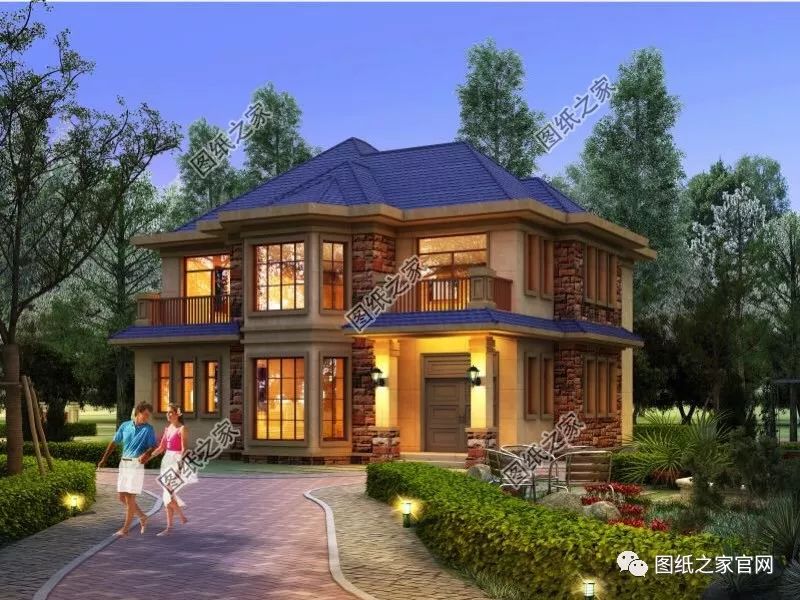 建面寬12米二層小別墅實拍，戶型好，外觀好，年輕人的最愛！