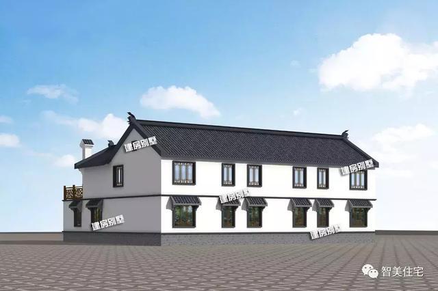 帶院子的中式仿古住宅圖，經(jīng)典中的經(jīng)典