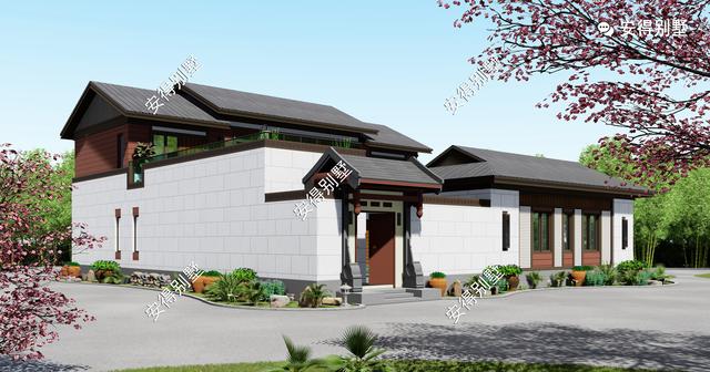 8棟真正的中式四合院別墅效果圖片，款款美如畫