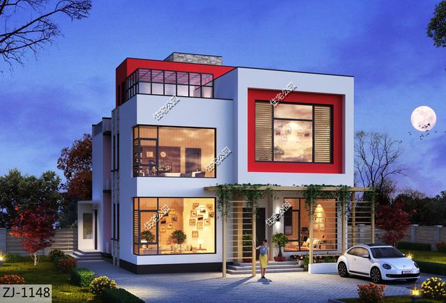 農(nóng)村10×12米現(xiàn)代風(fēng)格住宅，80、90后看了都會(huì)心動(dòng)