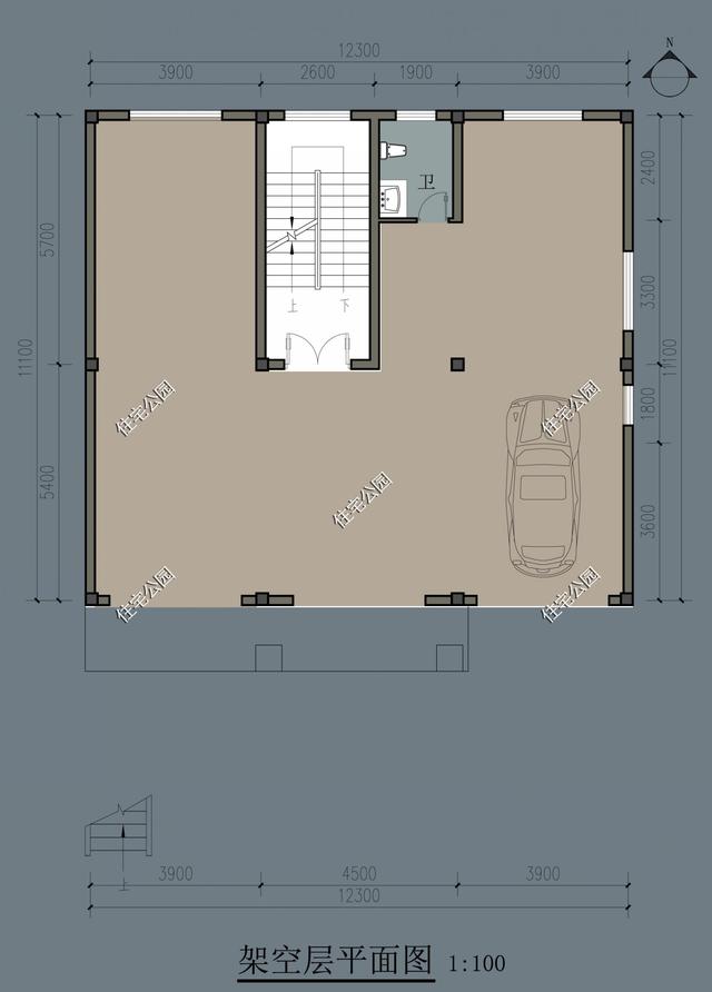 農(nóng)村蓋別墅把樓梯放外面好嗎？