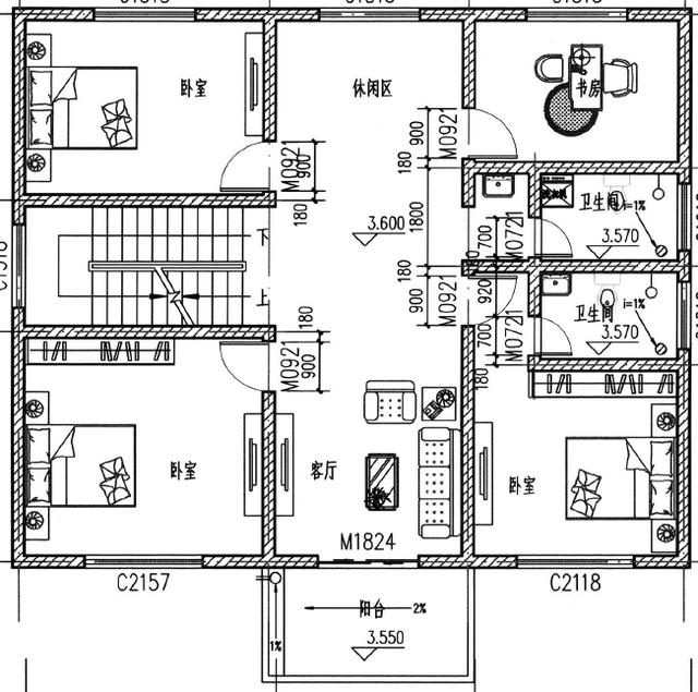 廣東小伙曬二層半自建房（附戶型圖），建完村里都說(shuō)好