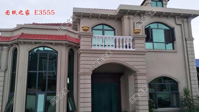 實(shí)拍二層歐式小別墅完工圖，漂亮，實(shí)用