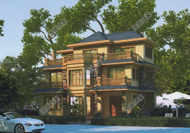 農(nóng)村三層歐式豪宅實拍圖，完工圖好看極了