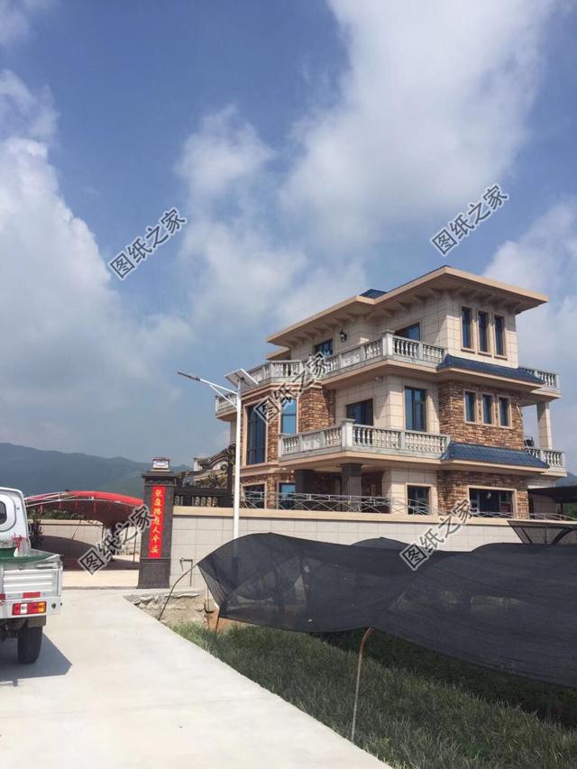 農(nóng)村三層歐式豪宅實拍圖，完工圖好看極了