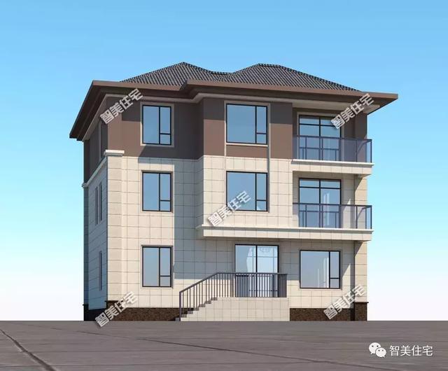 30萬(wàn)建成主體新中式風(fēng)格的農(nóng)村別墅，完美