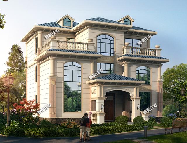 這3棟歐式別墅設(shè)計(jì)設(shè)計(jì)圖，走到哪都很吃香，好評(píng)如潮