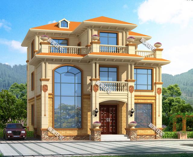 這3棟歐式別墅設(shè)計(jì)設(shè)計(jì)圖，走到哪都很吃香，好評(píng)如潮