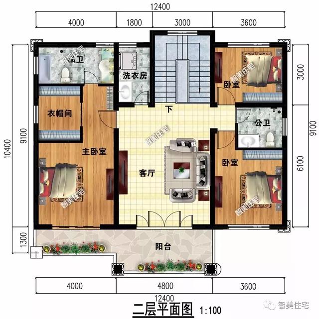 2棟帶車庫的農村別墅，不做全村最豪，至少也要比鄰居家的好