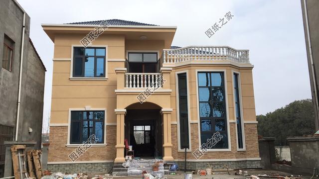 38萬(wàn)建全村最美二層復(fù)式戶(hù)型自建房，實(shí)拍圖附室內(nèi)