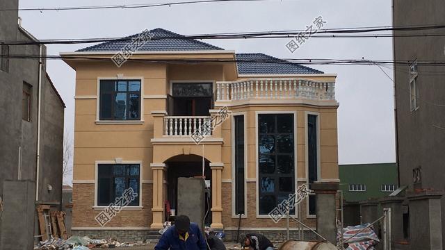 38萬(wàn)建全村最美二層復(fù)式戶(hù)型自建房，實(shí)拍圖附室內(nèi)